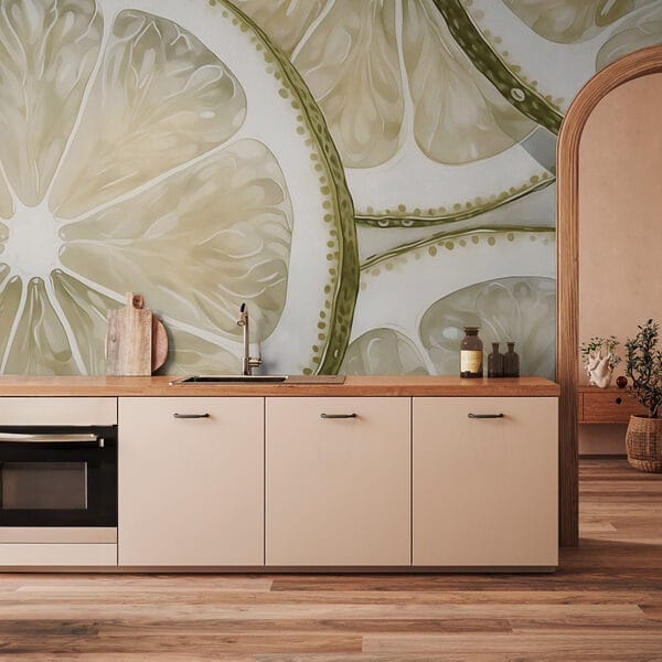 Fotomurales Fotomurales Rodajas de limón fresco apiladas (SKU: w03026v1)