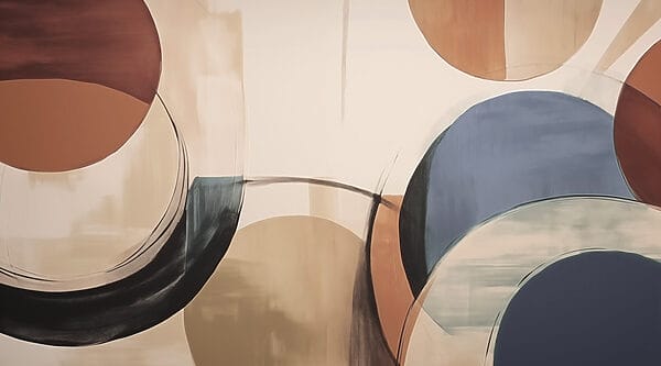 Pintura de círculos y líneas Pintura de círculos y líneas