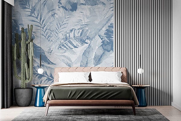 Soft hues in leafy patterns Soft hues in leafy patterns