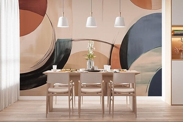 Pintura de círculos y líneas Pintura de círculos y líneas