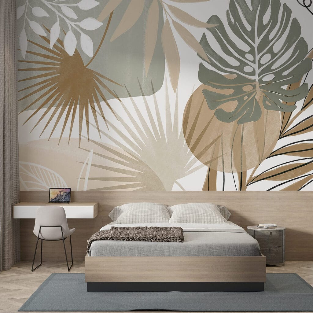 Nature-inspired abstract botanical design