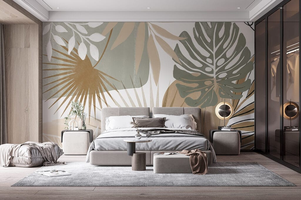 Nature-inspired abstract botanical design