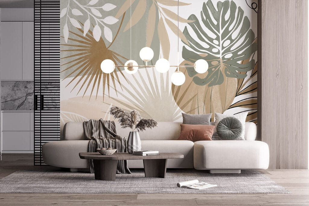 Nature-inspired abstract botanical design
