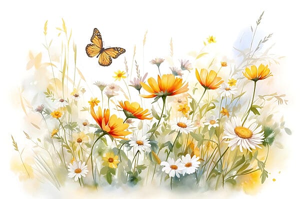 Mariposa volando sobre las flores Mariposa volando sobre las flores