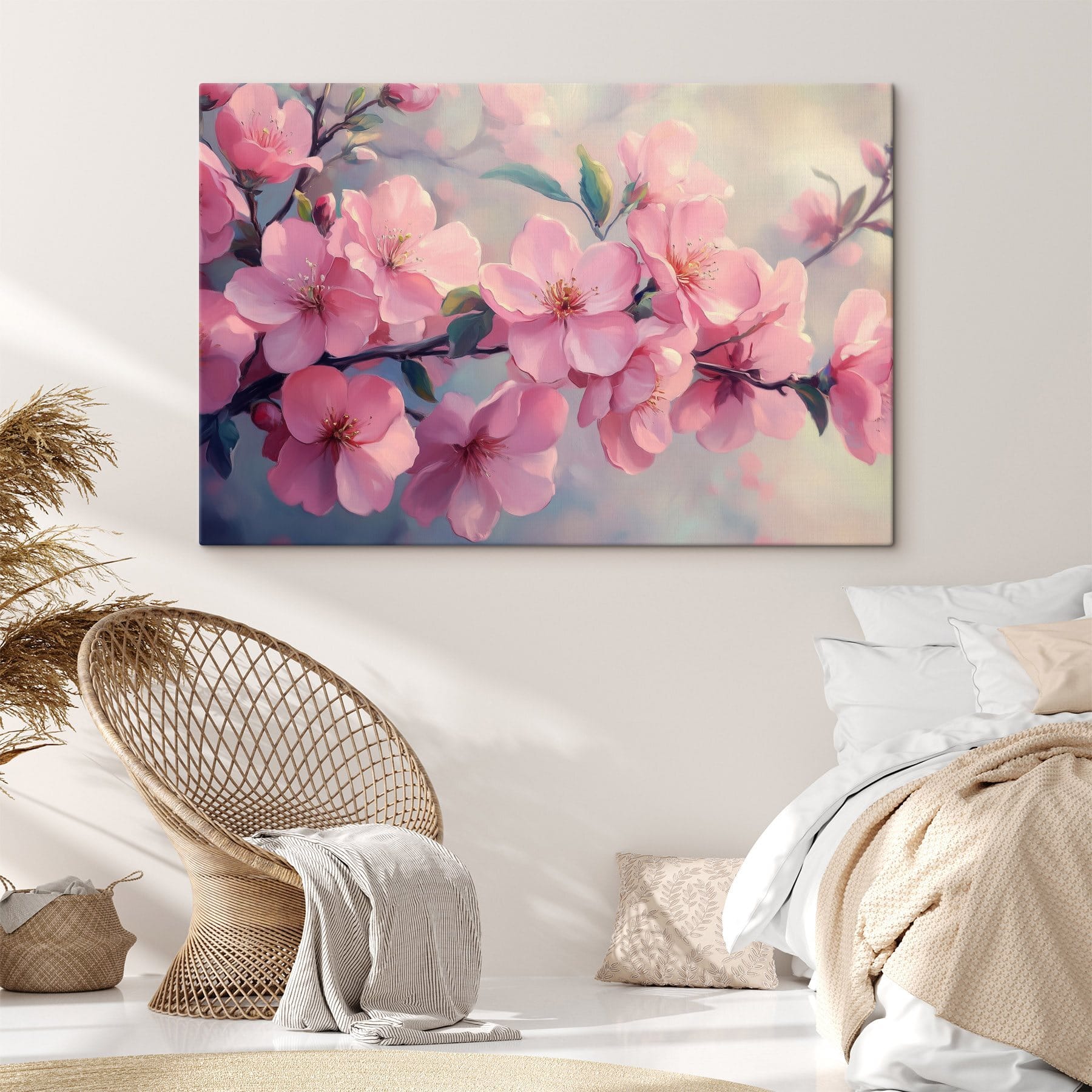 Delicate blossoms in soft pastel tones Delicate blossoms in soft pastel tones