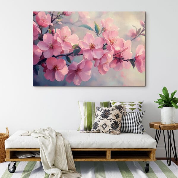 Delicate blossoms in soft pastel tones Delicate blossoms in soft pastel tones