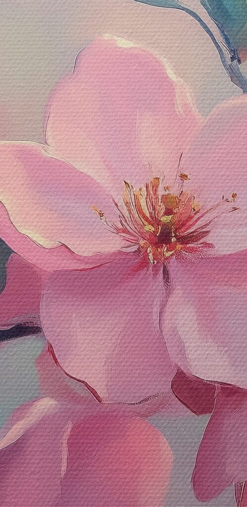 Delicate blossoms in soft pastel tones Delicate blossoms in soft pastel tones
