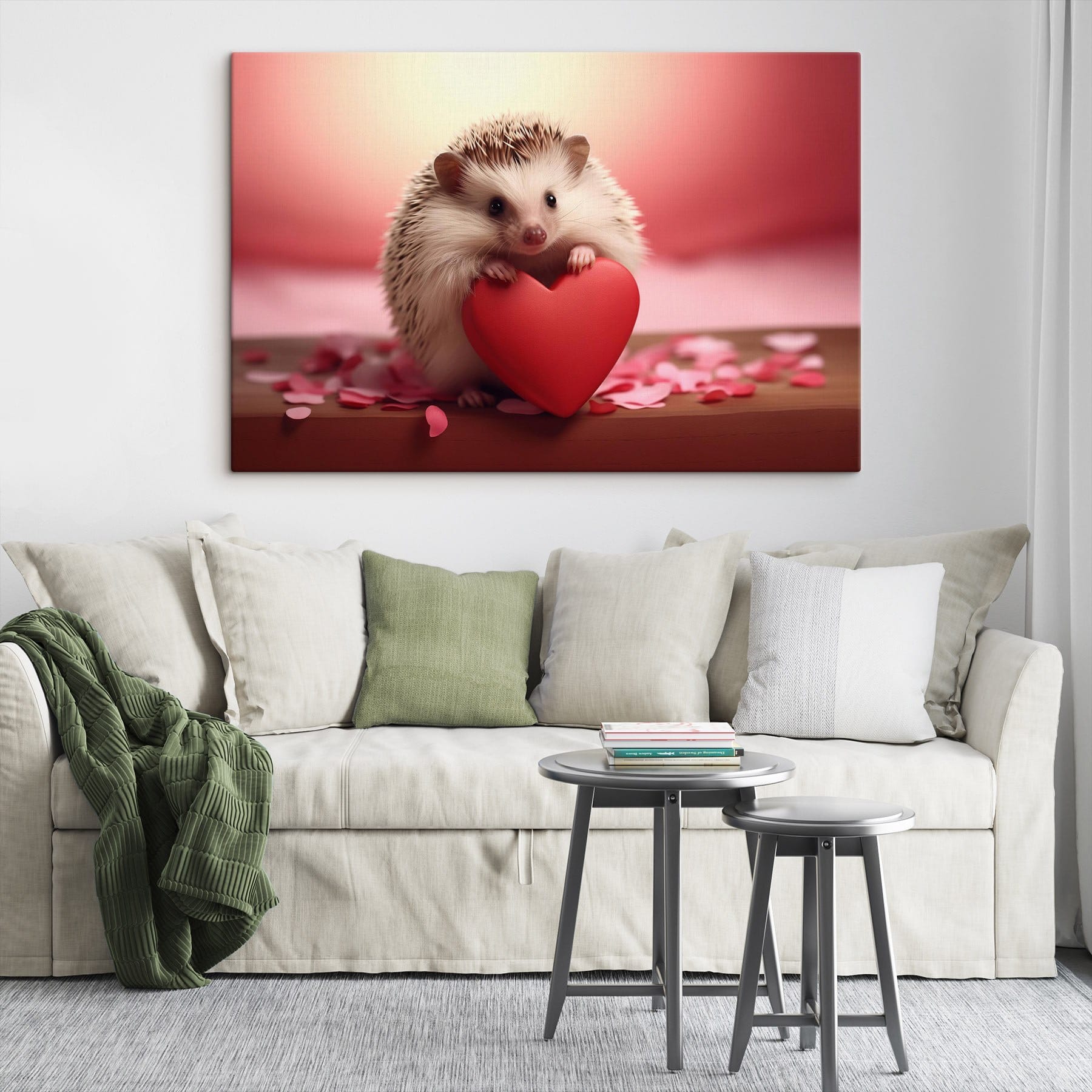 Hedgehog holding a heart Hedgehog holding a heart