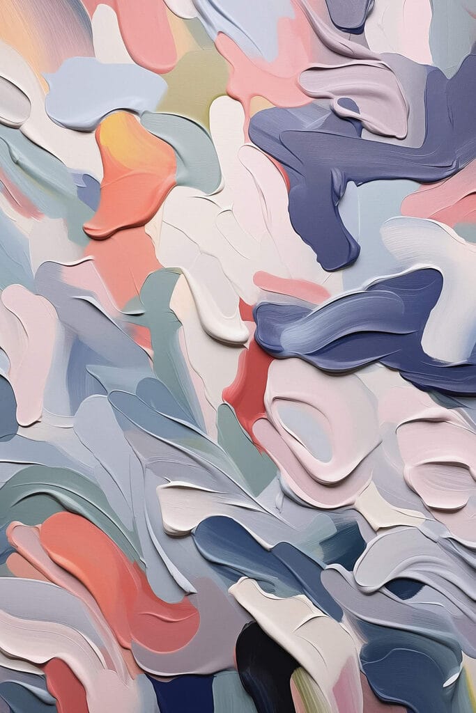 Abstract waves of gentle colors Abstract waves of gentle colors