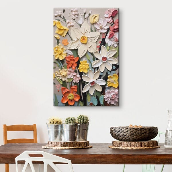 Wall art of flowers Wall art of flowers