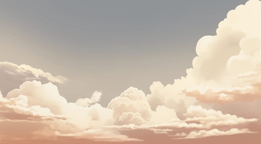 Fotomurales Cielo nublado con un sol - Imagen 4