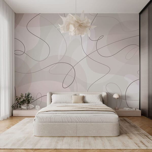 White and gray background with lines