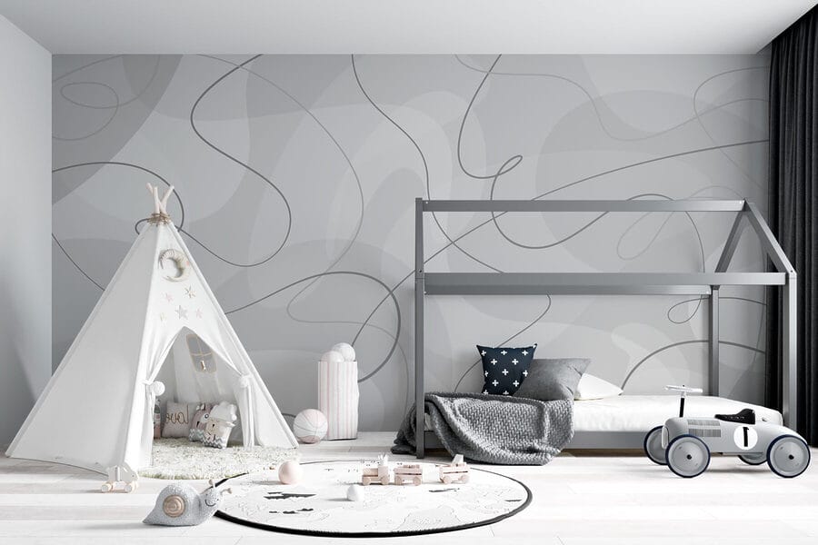 Fondo gris y blanco con líneas