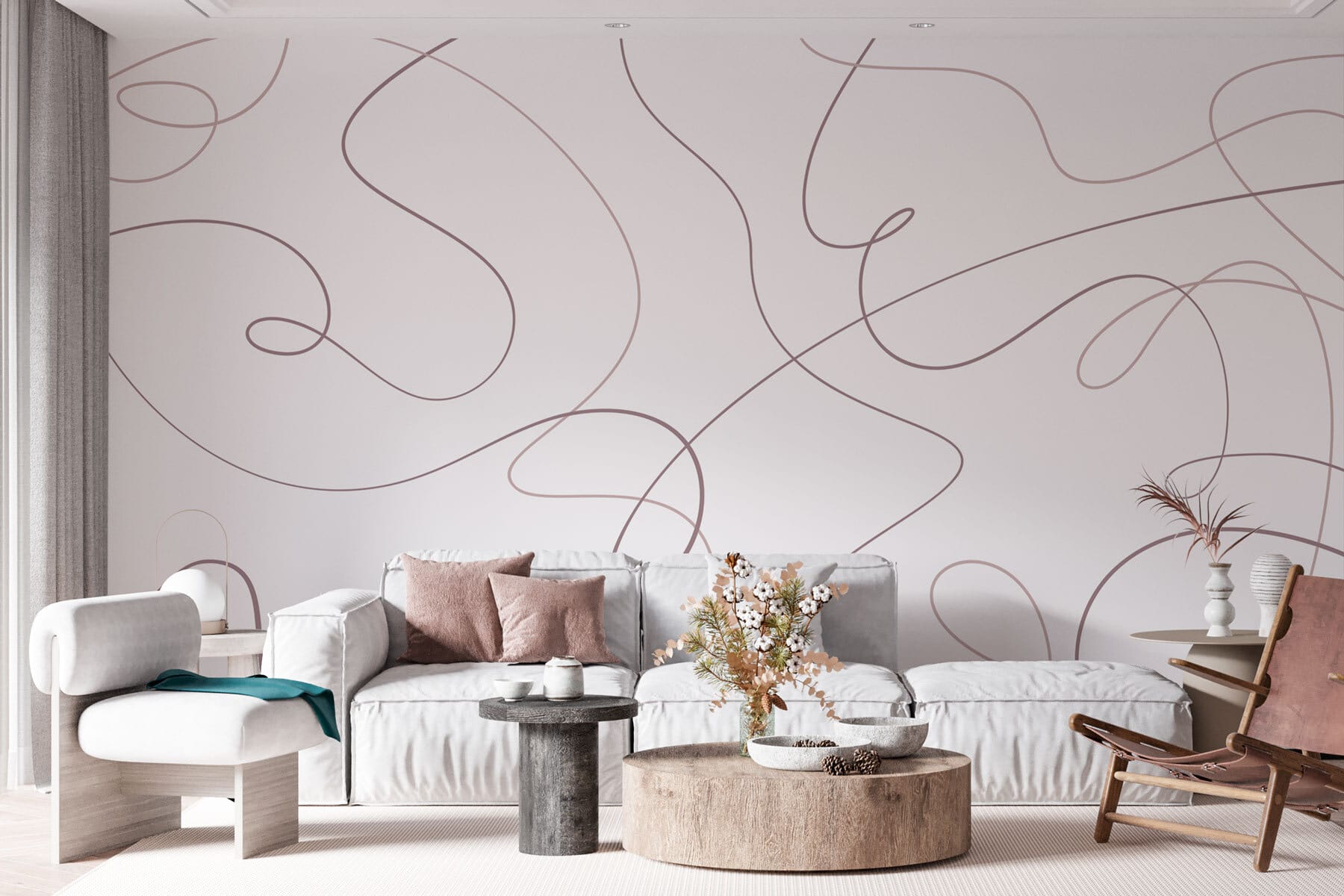 White background with lines