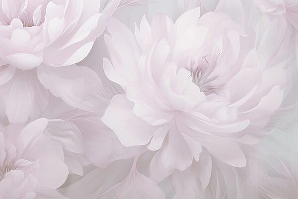 Flores delicadas en colores suaves Flores delicadas en colores suaves