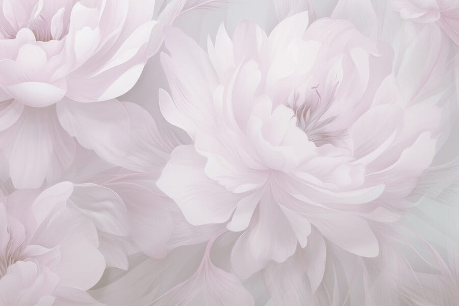Flores delicadas en colores suaves Flores delicadas en colores suaves