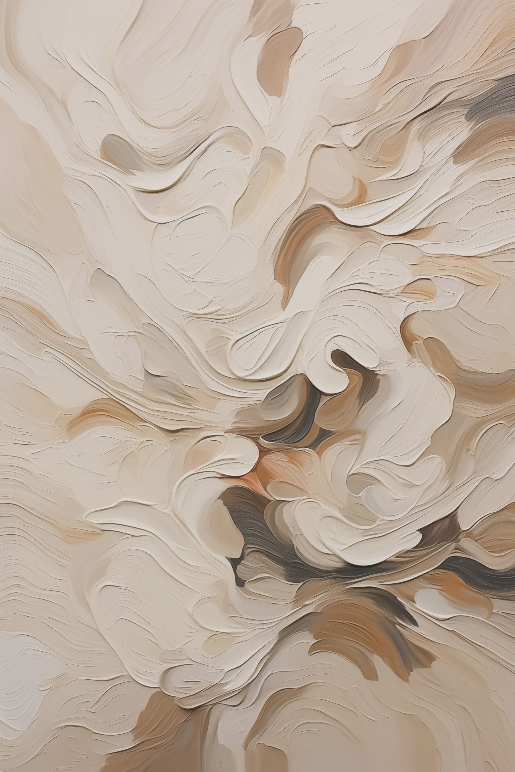 Soft hues in flowing abstraction Soft hues in flowing abstraction