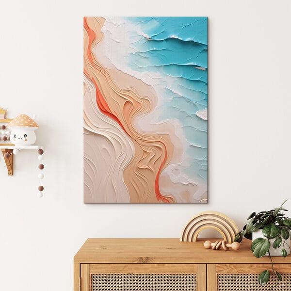 Cuadros Ondas con relieve de tierra y mar (SKU: s42903) Cuadros Cuadros Ondas con relieve de tierra y mar (SKU: s42903)
