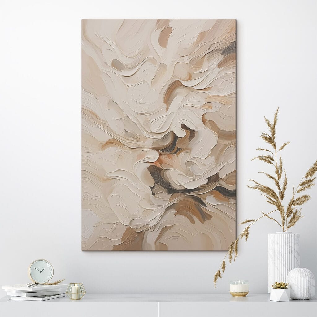 Soft hues in flowing abstraction Soft hues in flowing abstraction