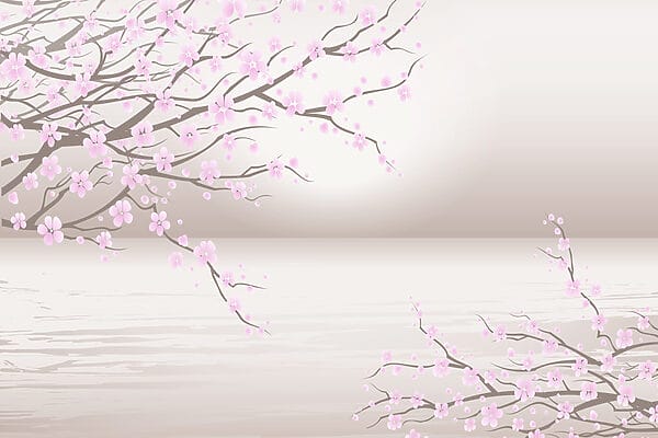Árbol con flores rosas Árbol con flores rosas