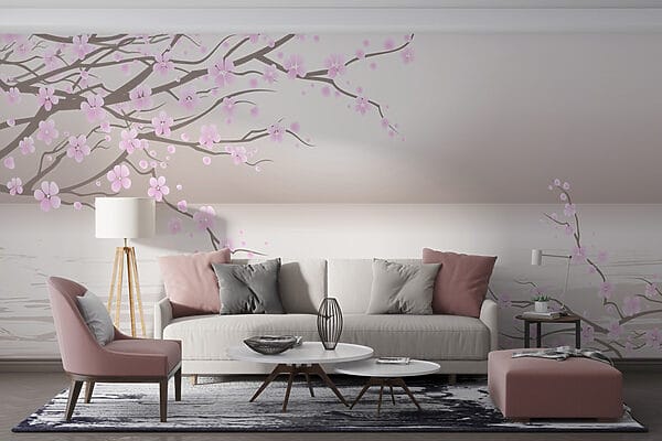 Árbol con flores rosas Árbol con flores rosas