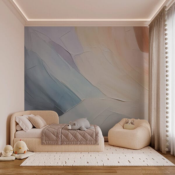 Ondas abstractas en colores suaves. Ondas abstractas en colores suaves.