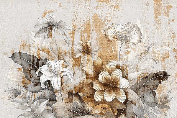 Elegante diseño floral con tonos suaves Elegante diseño floral con tonos suaves