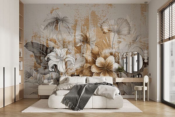Elegante diseño floral con tonos suaves Elegante diseño floral con tonos suaves