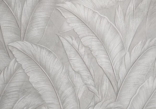 Papel pintado blanco con plumas Papel pintado blanco con plumas