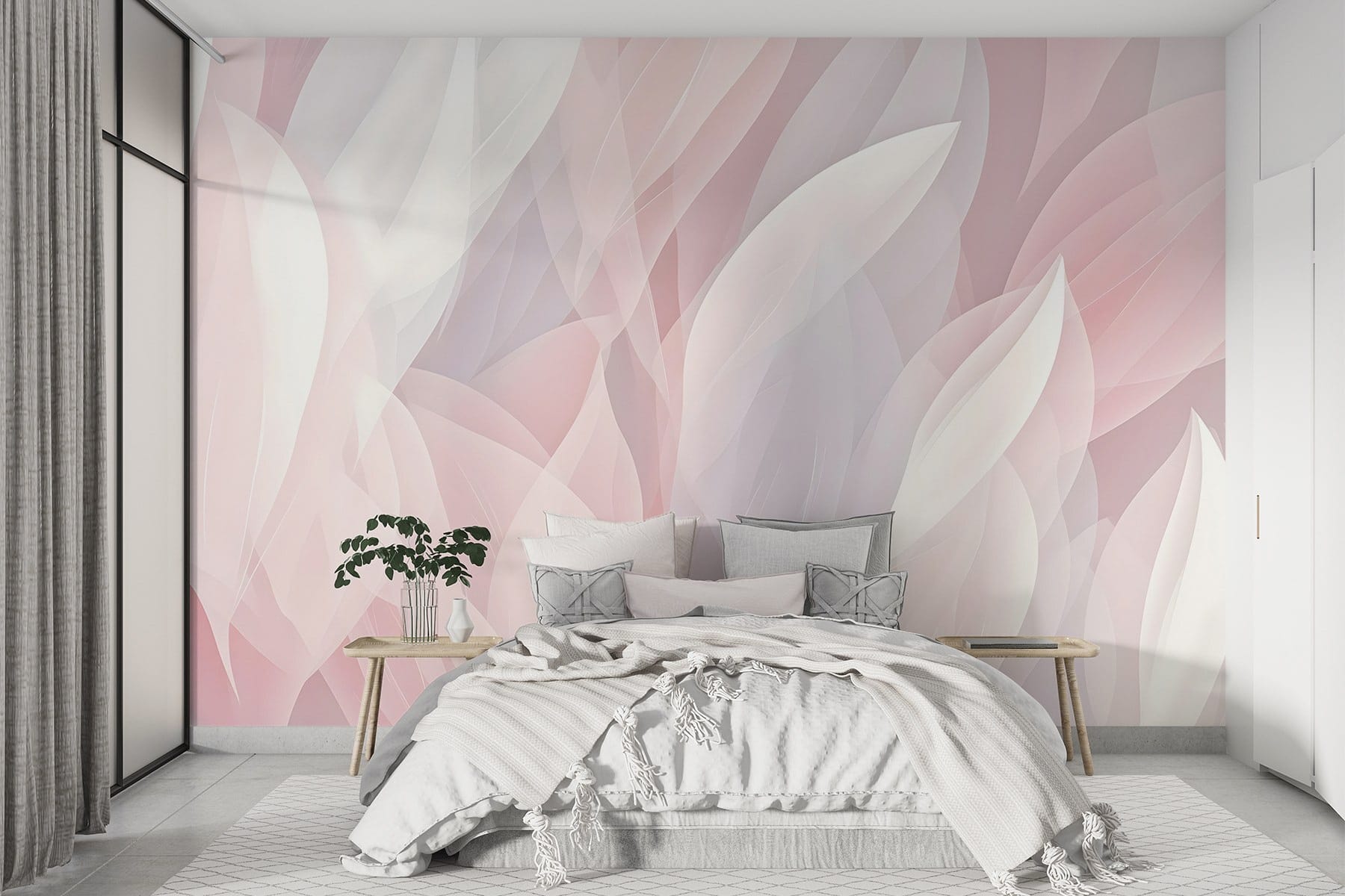 Soft petals in gentle harmony