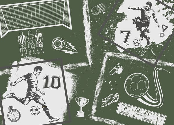 Collage de varias imágenes deportivas Collage de varias imágenes deportivas