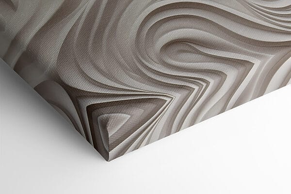 White wall with wavy lines White wall with wavy lines