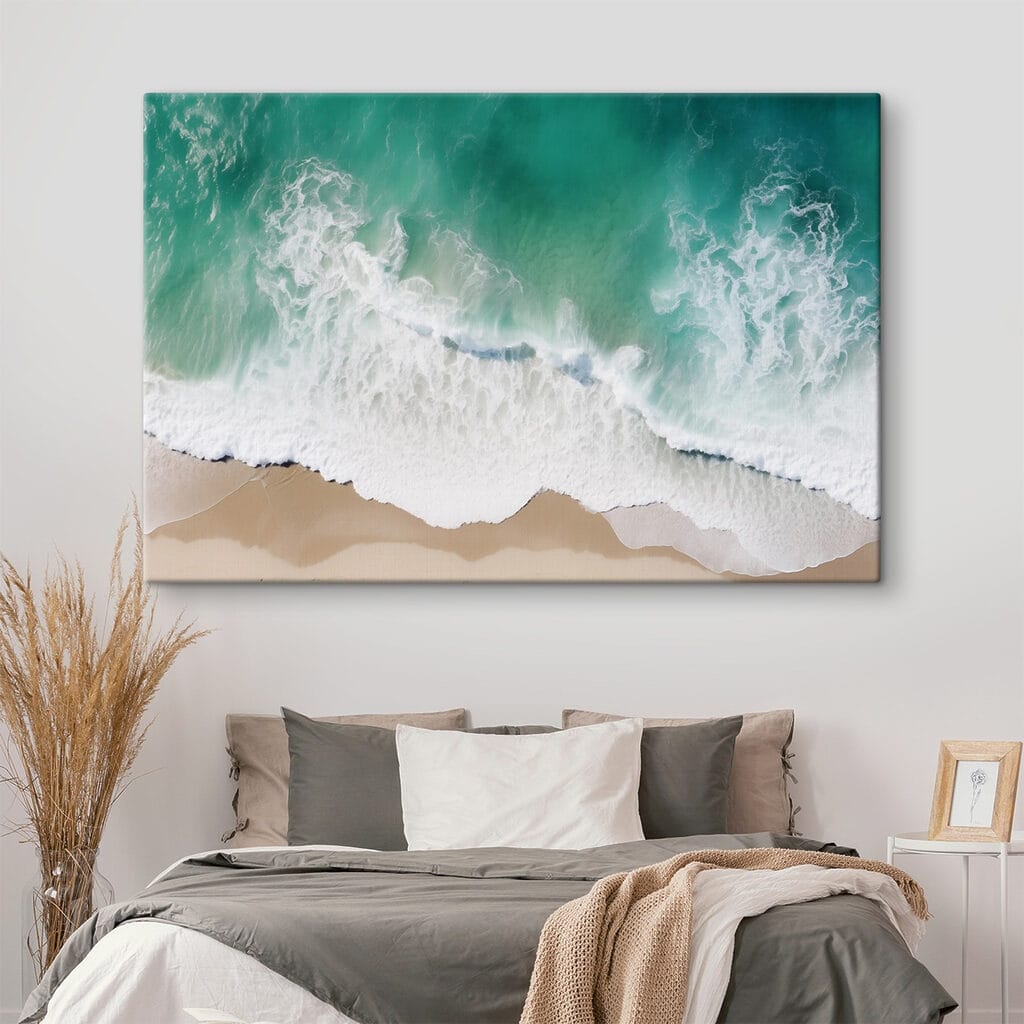Waves crashing on a beach Waves crashing on a beach