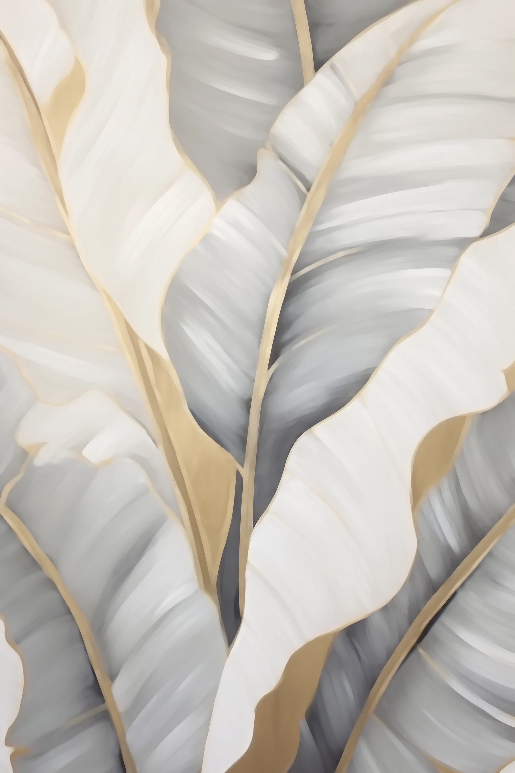 Lush leaves in serene harmony Lush leaves in serene harmony