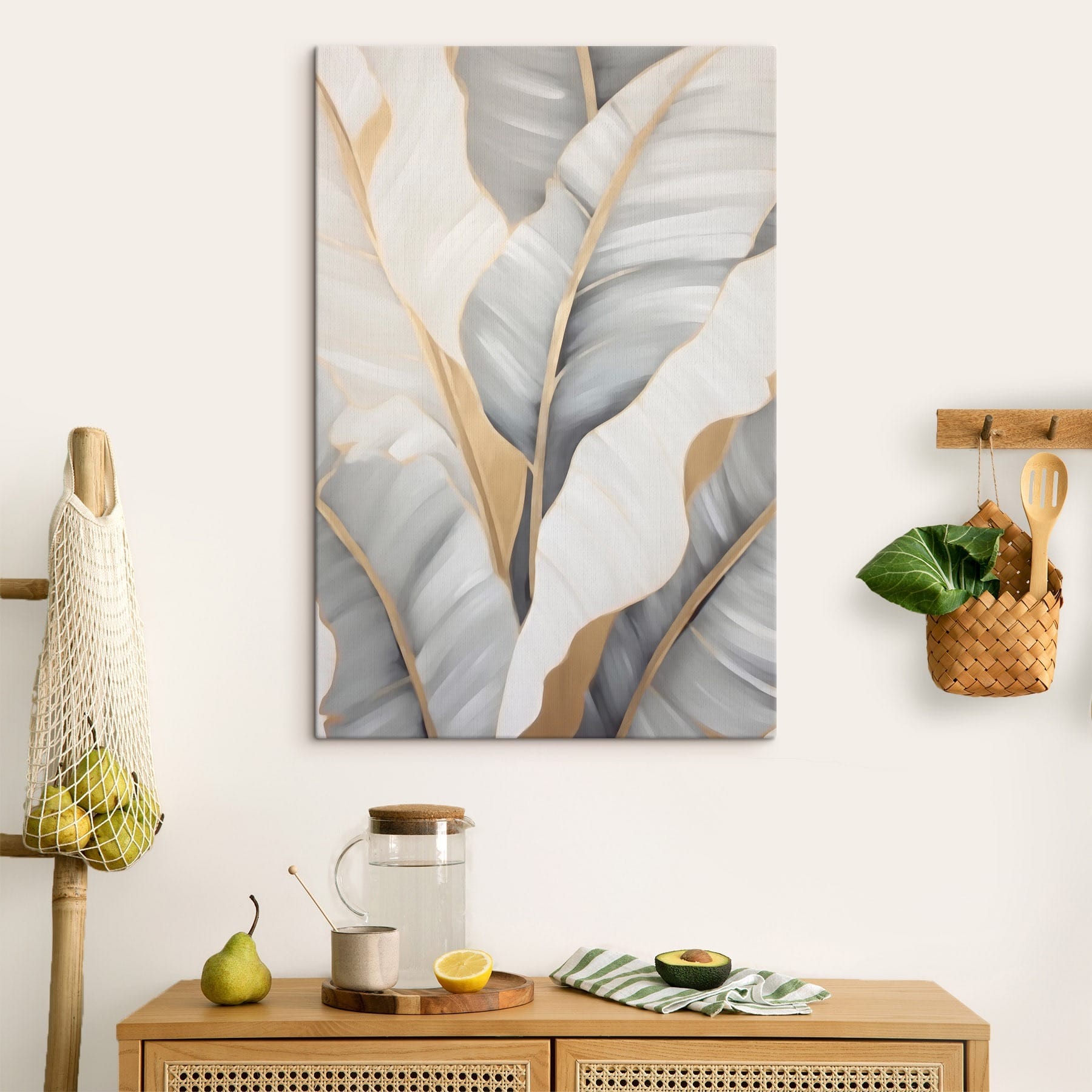 Lush leaves in serene harmony Lush leaves in serene harmony