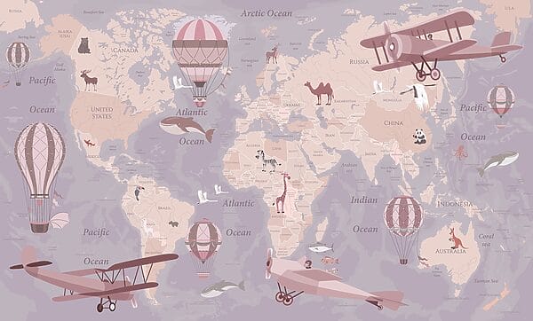 u36066v3p 600x362 - Un mapa del mundo con aviones y globos aerostáticos - tegory