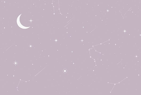Luna y estrellas en el cielo Luna y estrellas en el cielo
