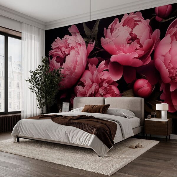 Elegantes pétalos rosas en armonía. Elegantes pétalos rosas en armonía.