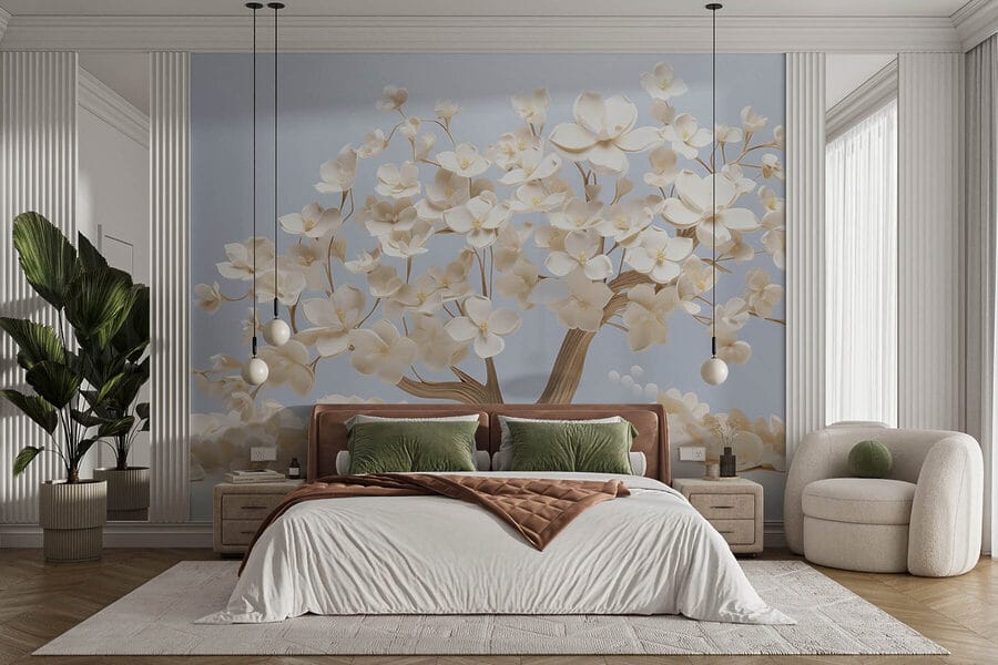 Árbol de flores blancas Árbol de flores blancas
