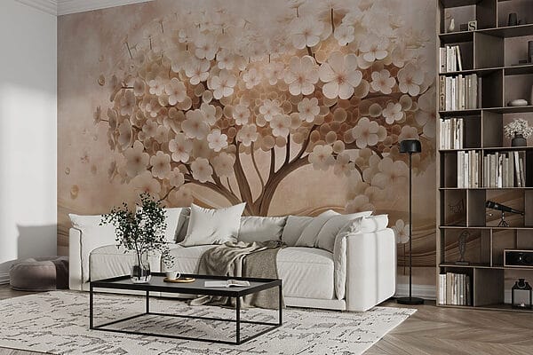 Árbol de flores de papel Árbol de flores de papel