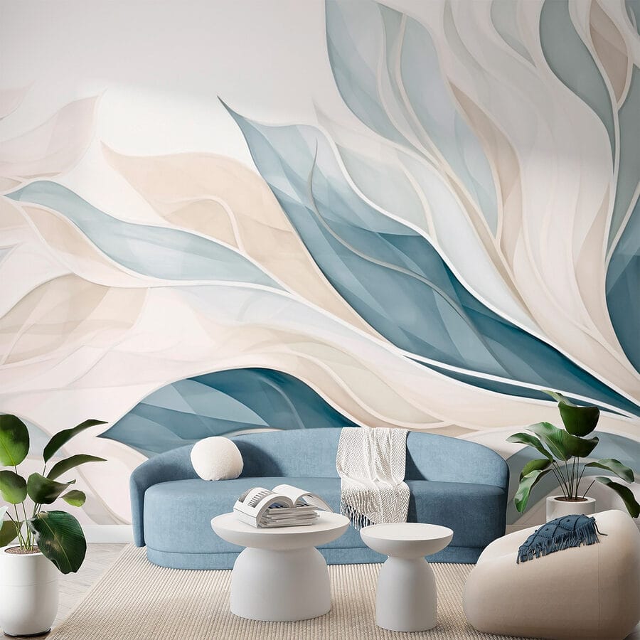 Elegantes ondas en tonos suaves