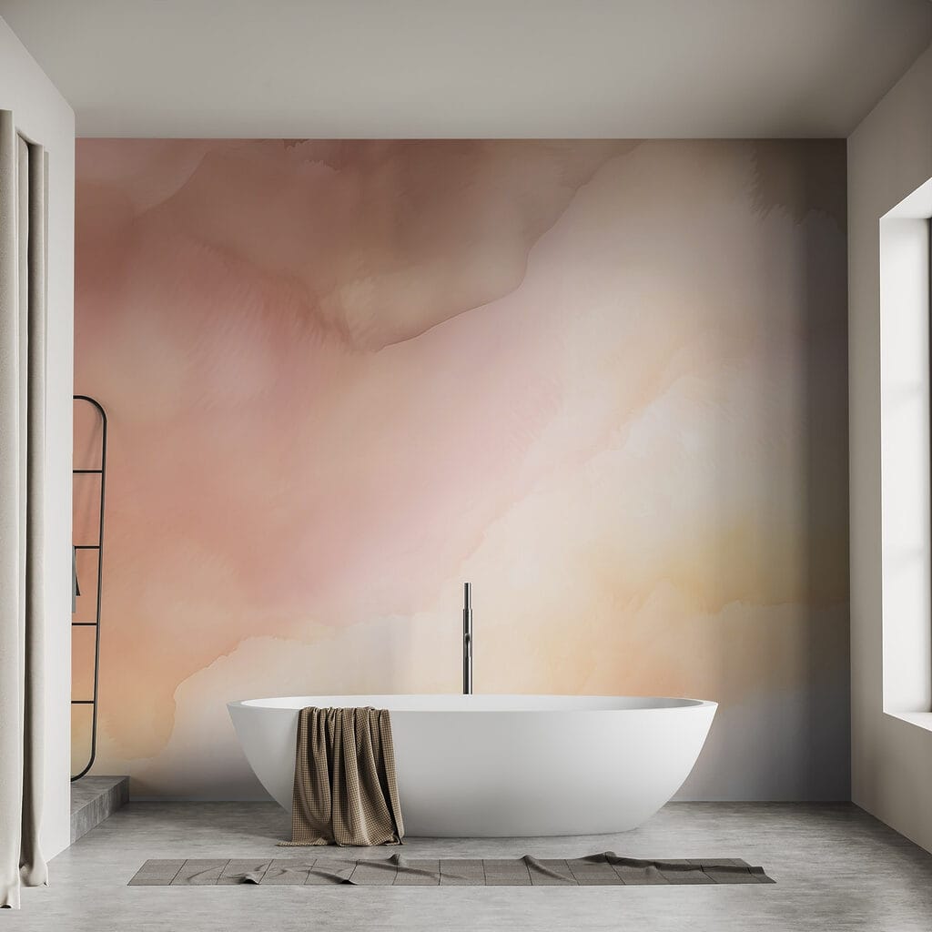 Serene pastel hues blend beautifully
