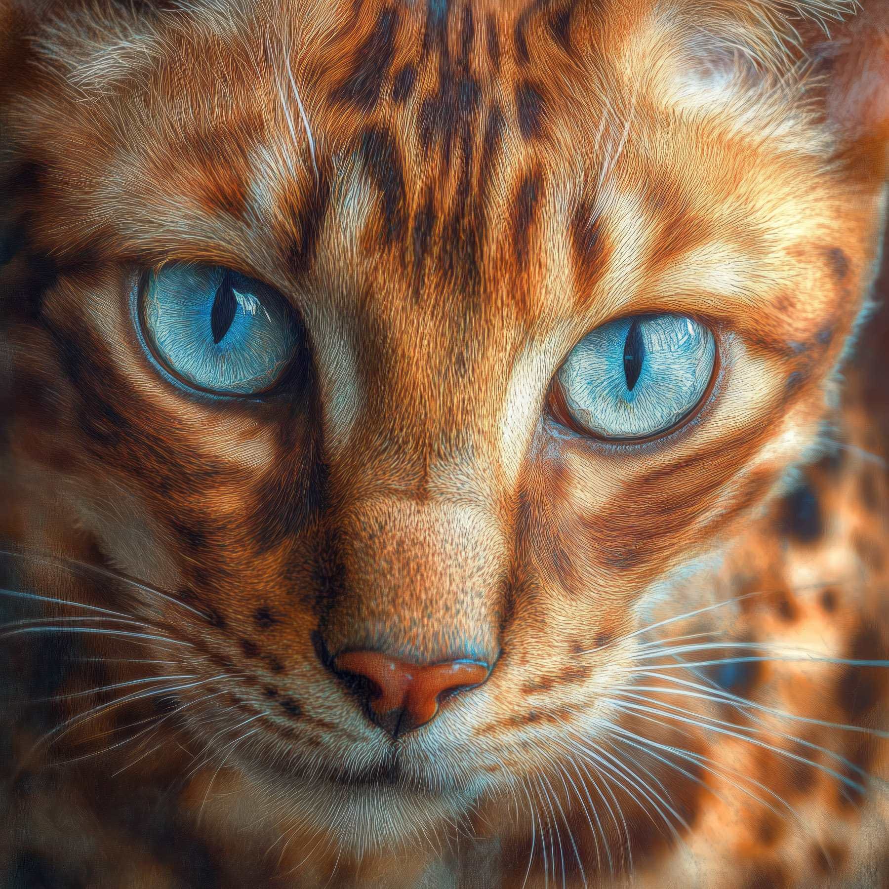 Majestic feline with striking eyes Majestic feline with striking eyes