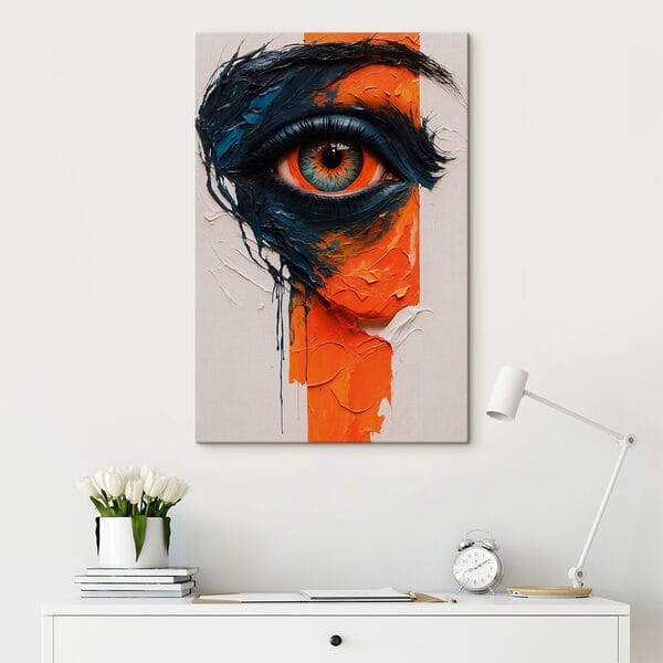 Cuadros Cuadro de un ojo con pintura (SKU: s42763) Cuadros Cuadros Cuadro de un ojo con pintura (SKU: s42763)