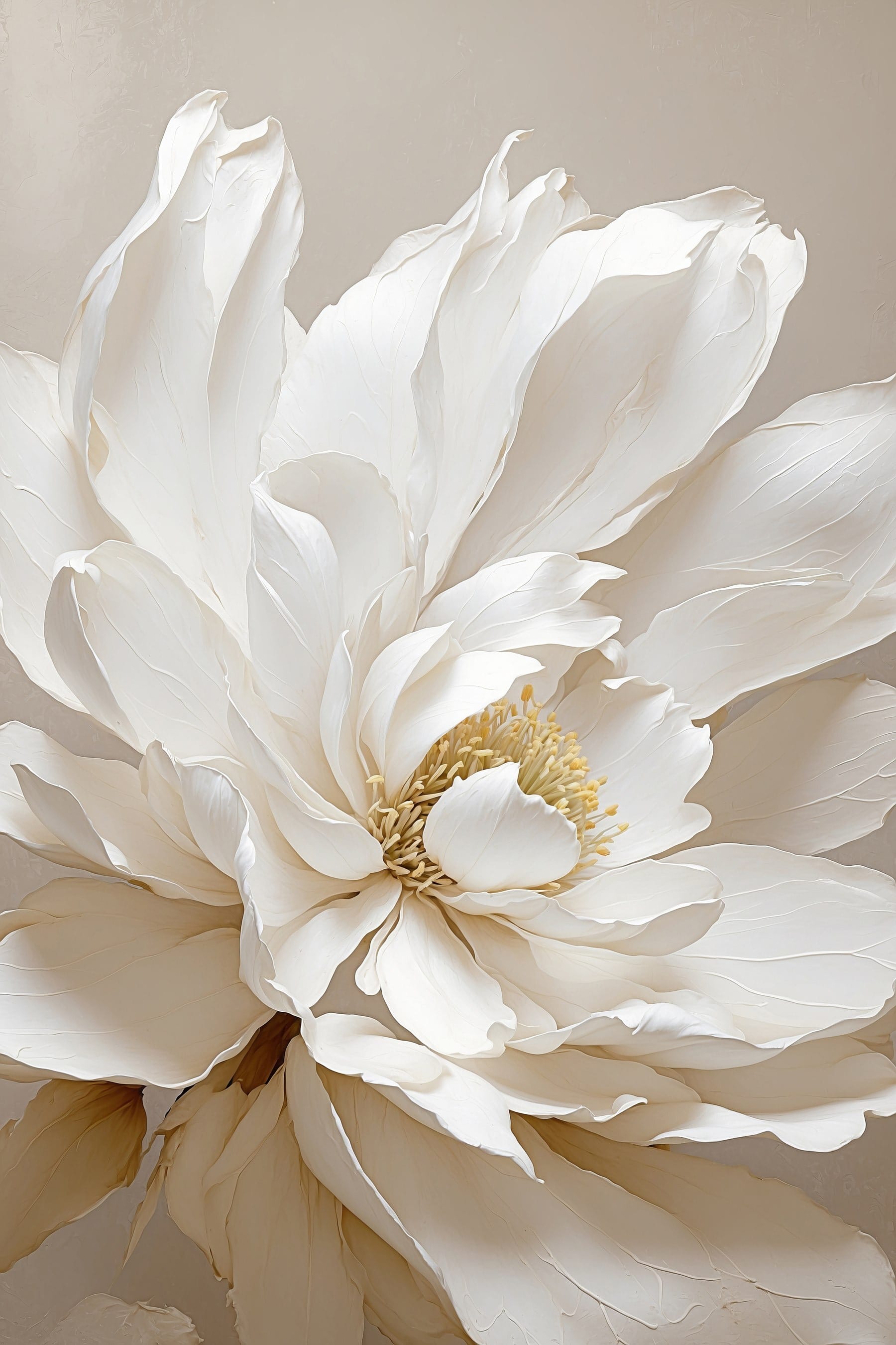 Delicate petals in soft hues