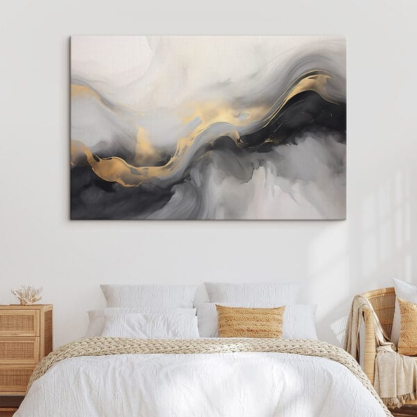 Flowing hues of elegance and depth Flowing hues of elegance and depth