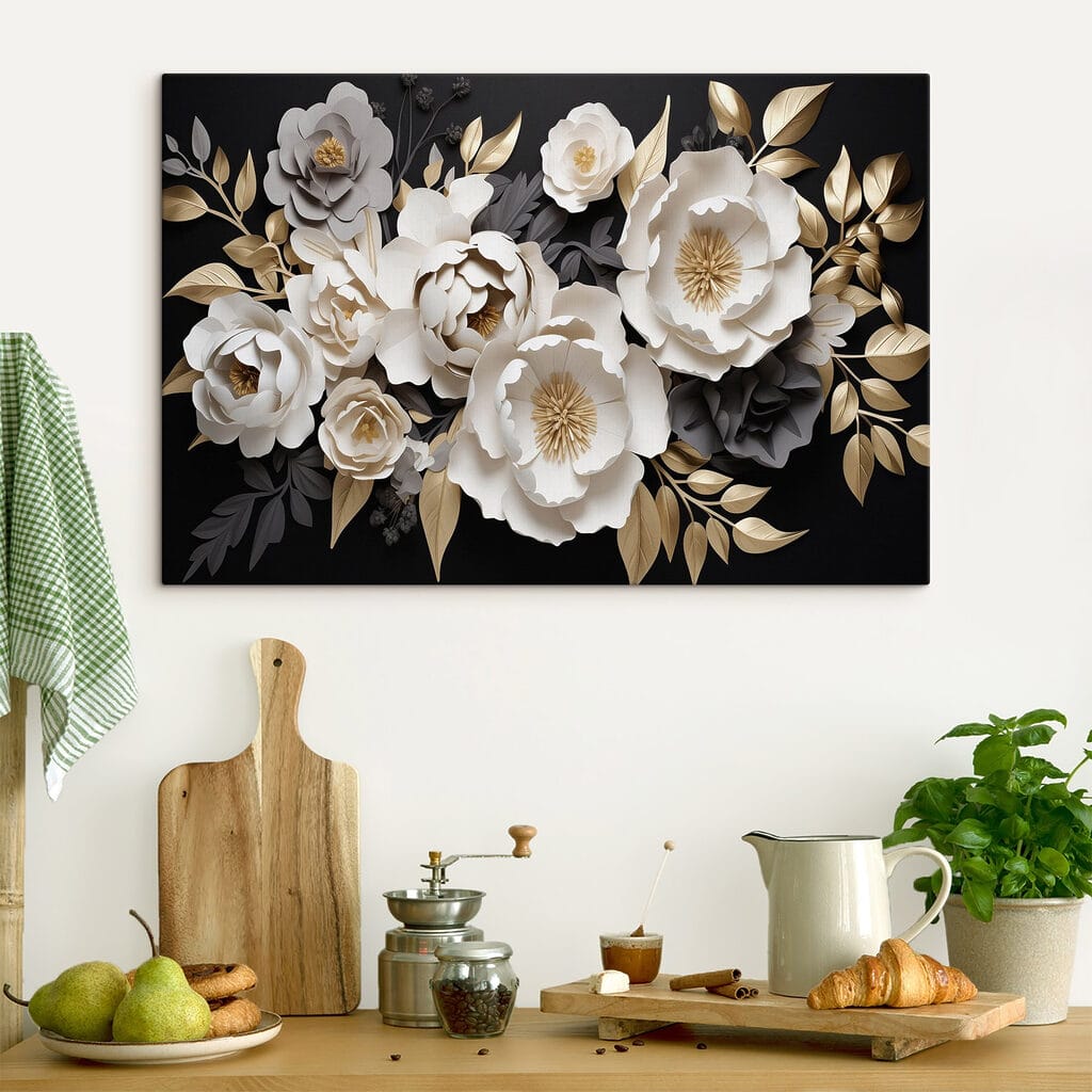 Elegant floral arrangement in pastel hues