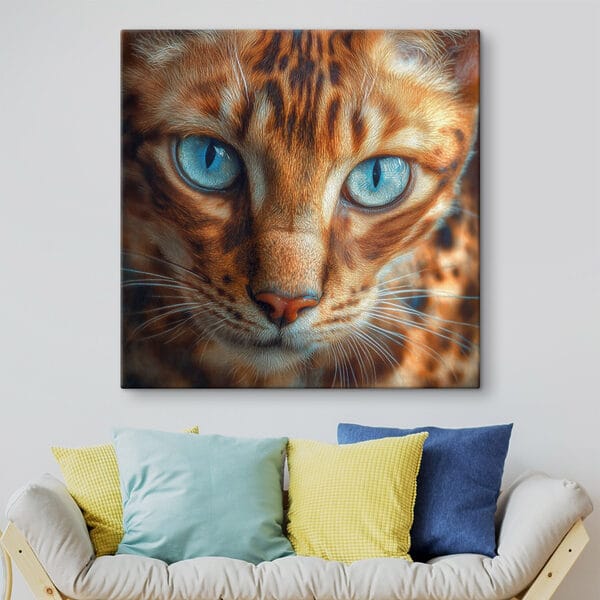 Majestic feline with striking eyes Majestic feline with striking eyes