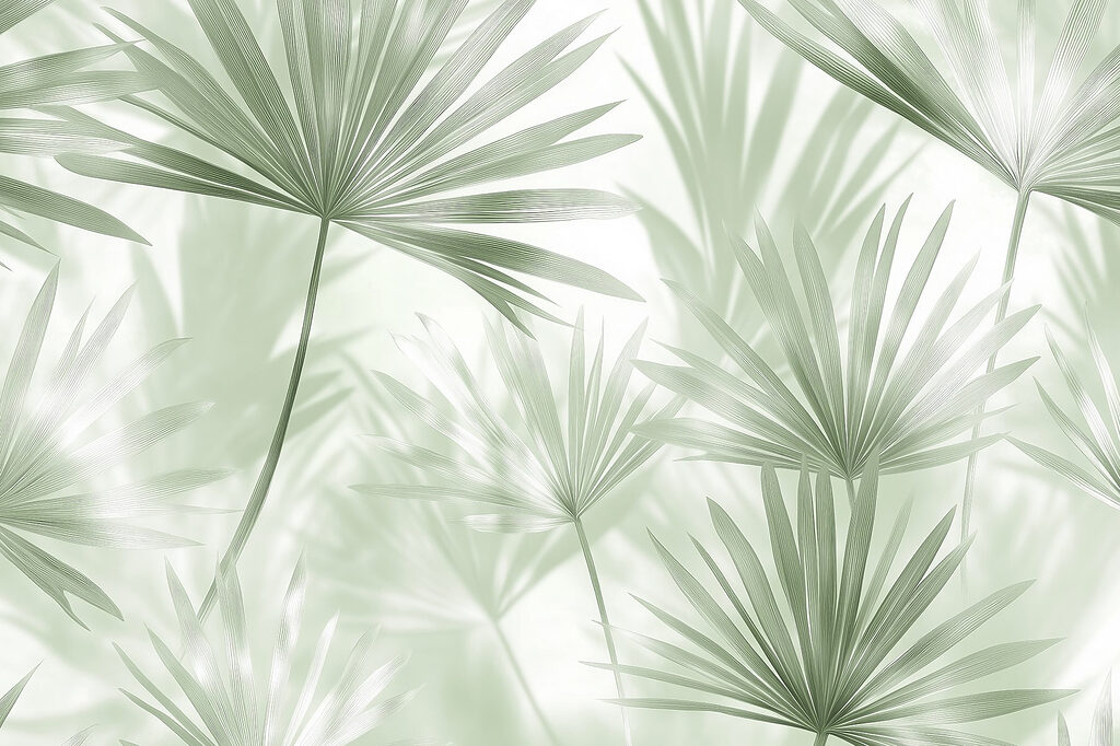 Las suaves hojas verdes bailan bajo la luz Las suaves hojas verdes bailan bajo la luz