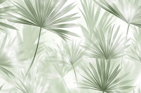 Las suaves hojas verdes bailan bajo la luz Las suaves hojas verdes bailan bajo la luz